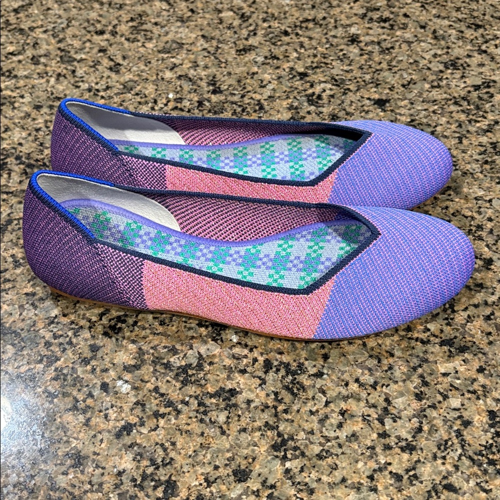 🤩Rothy’s🤩New Metallic Lilacs